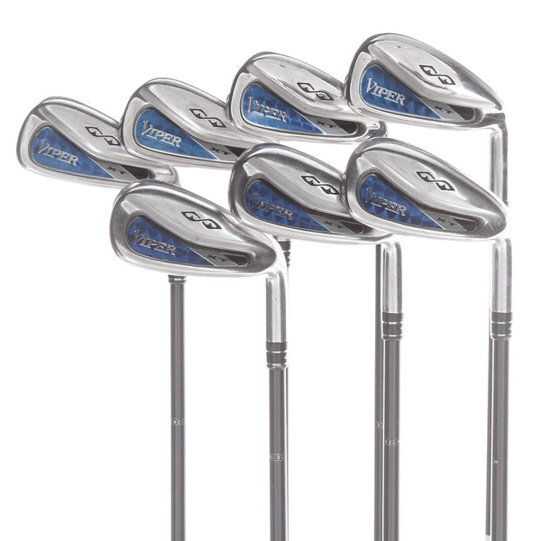 Snake Eyes Viper XT Graphite Mens Right Hand Irons 4-PW Regular - Snake Eyes