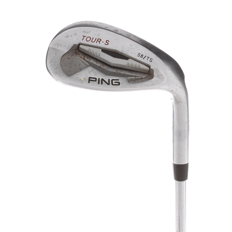 Ping Tour-S Steel Mens Right Hand Lob Wedge White Dot 58* Regular - Ping AWT