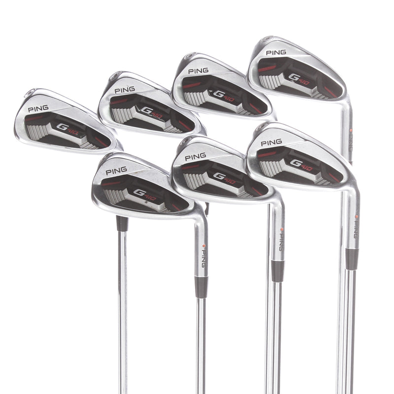 Ping G410 Steel Mens Right Hand Irons 4-PW Regular - AWT 2.0 R