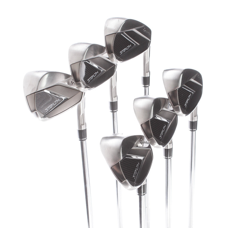 TaylorMade Stealth Steel Mens Right Hand Irons 5-PW Regular - KBS Tour Lite R