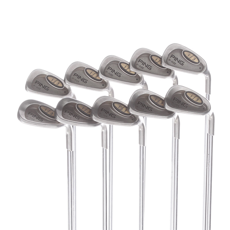 Ping i3 Steel Mens Right Hand Irons 3-PW+UW+SW Black Dot Regular - Ping Cushin