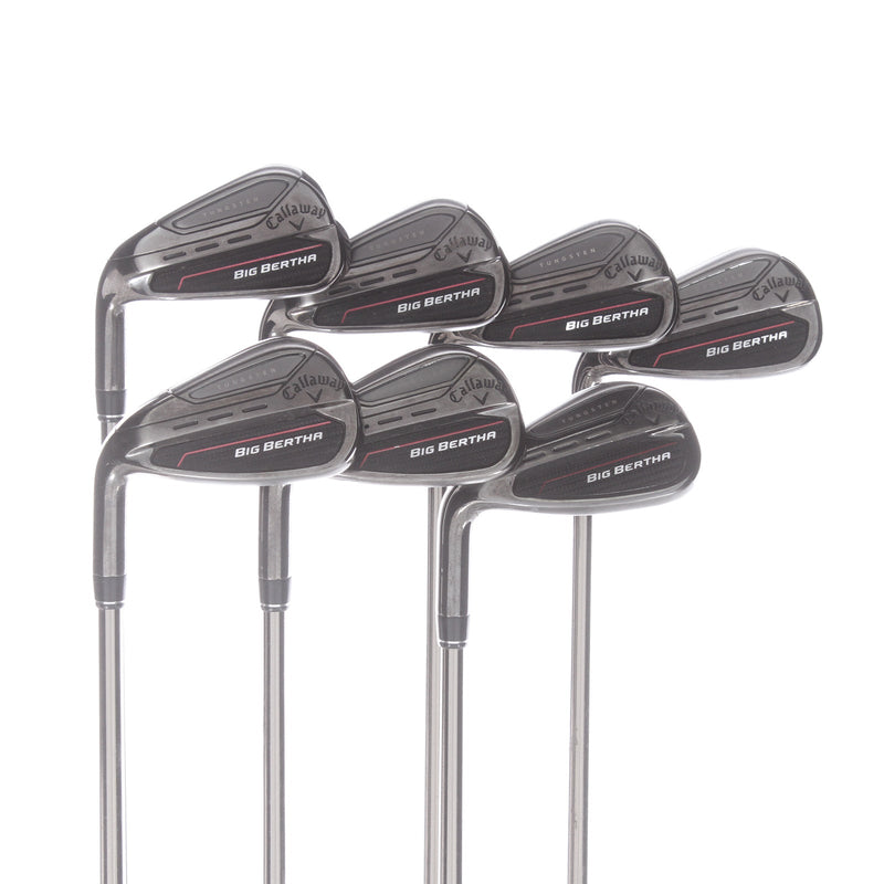 Callaway Big Bertha Irons Graphite Mens Left Hand Irons 5-SW Regular - RCH 65 R