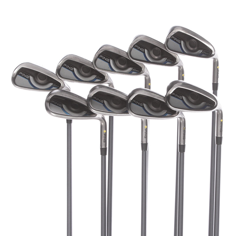 Ping G Max Graphite Mens Right Hand Irons 4-GW Yellow Dot Regular - Ping CFS 70