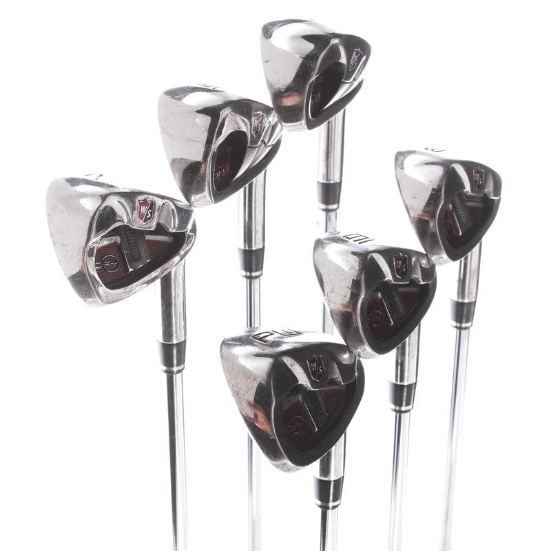 Wilson Staff D-FY Steel/Graphite Mens Right Hand Irons 5-PW - Wilson Half Steel + Half Graphite