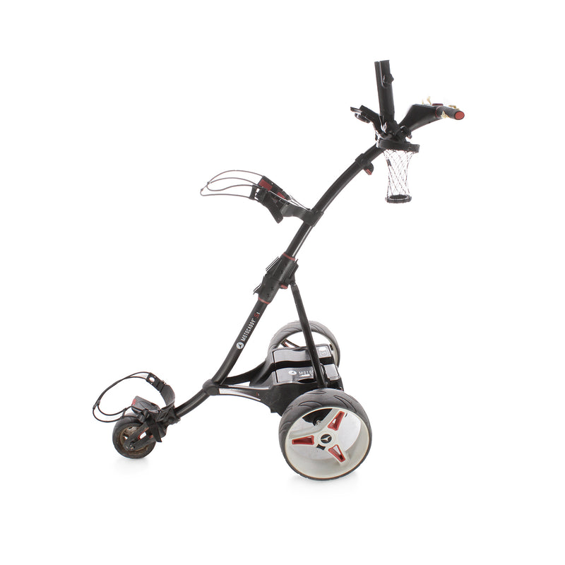 Motocaddy S1 3-Wheel Electric Trolley 18 Hole Lithium - Black/Red