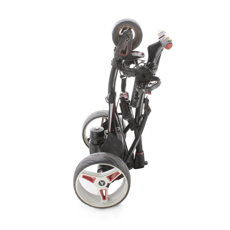 Motocaddy S1 3-Wheel Electric Trolley 18 Hole Lithium - Black/Red