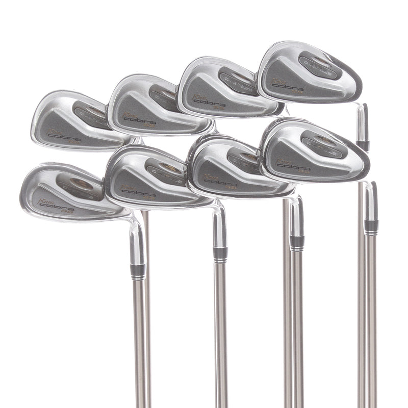 Cobra SS Oversize Steel Mens Right Hand Irons 4-SW Lite - Aldila HM Tour