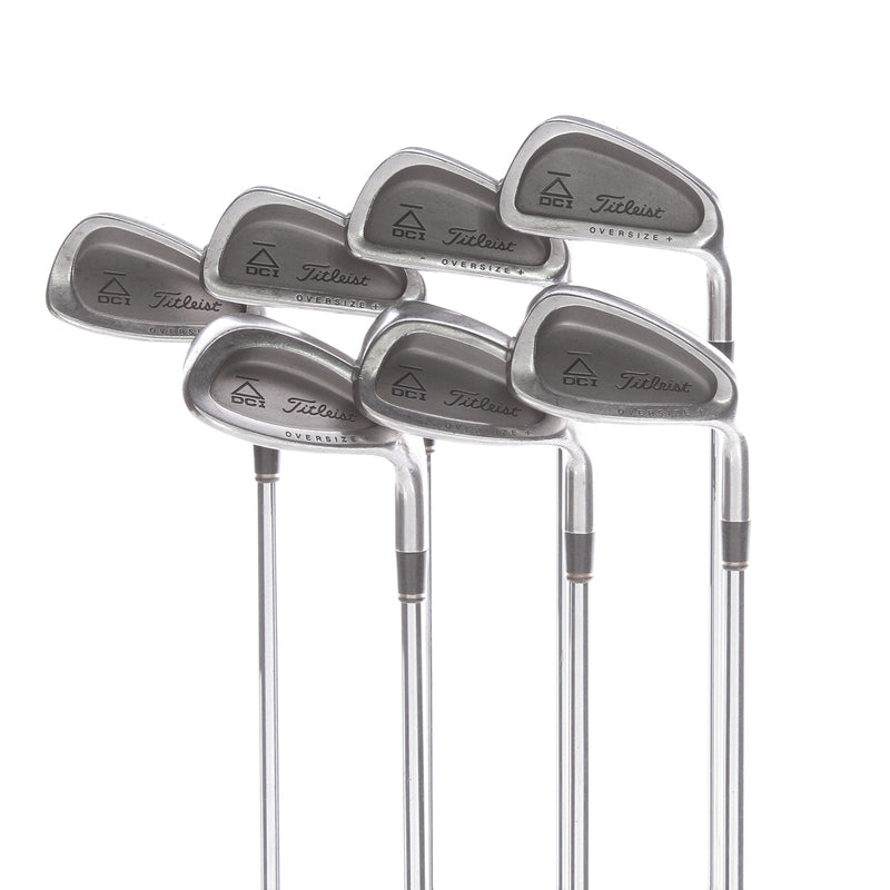 Titleist DCI Oversize + Steel Mens Right Hand Irons 5-SW Standard Stiff - Titleist Tri Spec