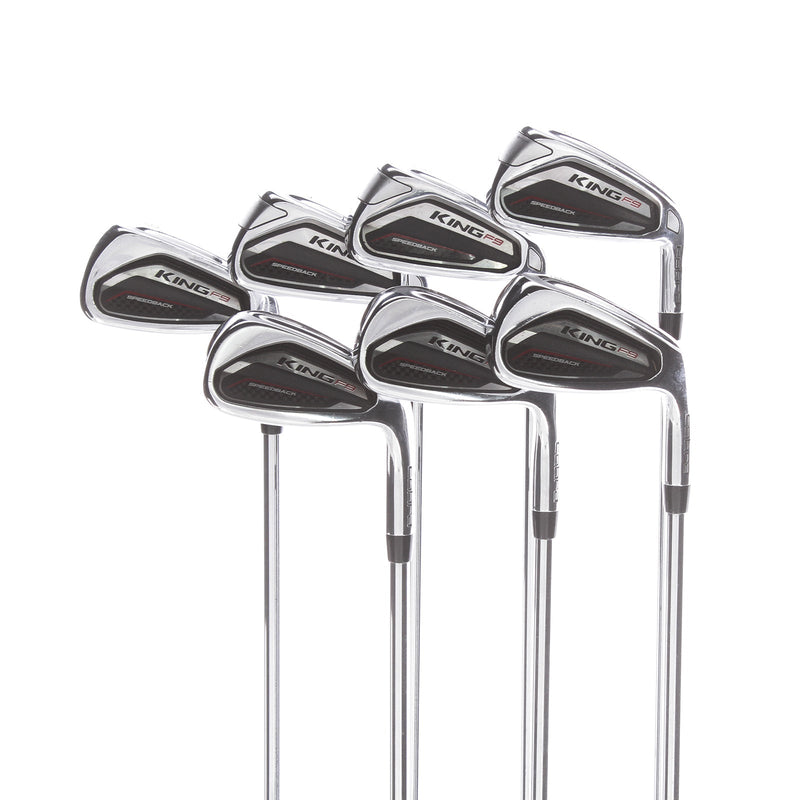 Cobra King F9 Speedback Steel Mens Right Hand Irons 5-GW Standard Regular - KBS Tour 90