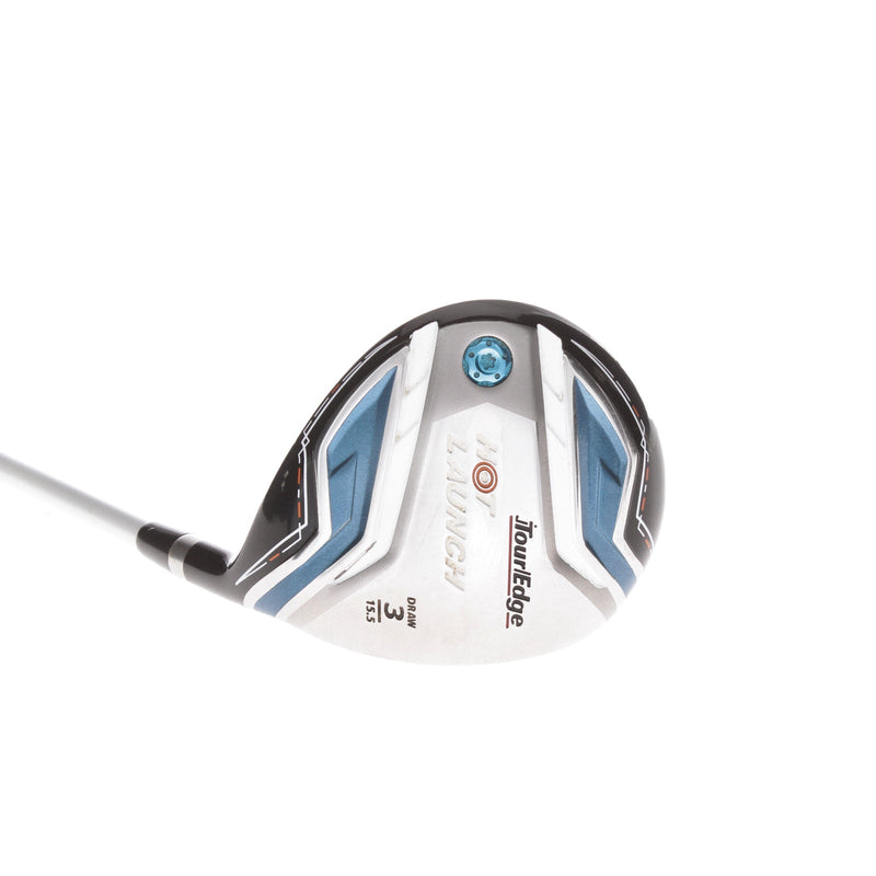 Tour Edge Hot Launch Graphite Mens Right Hand Fairway 3 Wood 15.5* Senior - Grafalloy ProLaunch Blue 55A