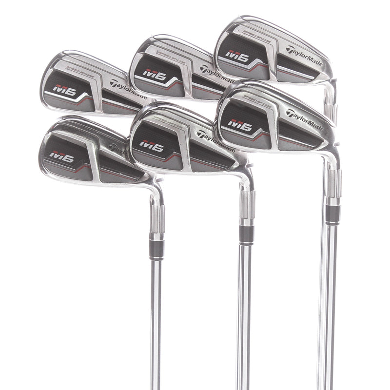 TaylorMade M6 Steel Mens Right Hand Irons 5-PW Regular - KBS Max 85