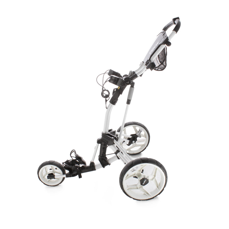 ClicGear Rovic 3-Wheel Push Trolley - White