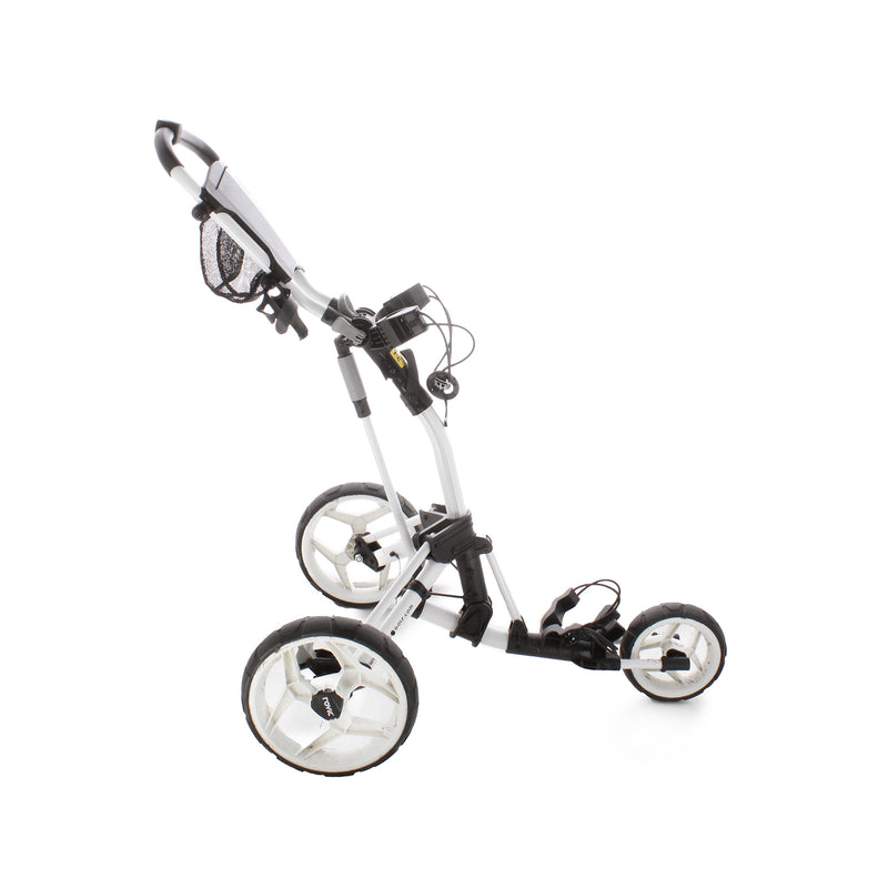 ClicGear Rovic 3-Wheel Push Trolley - White