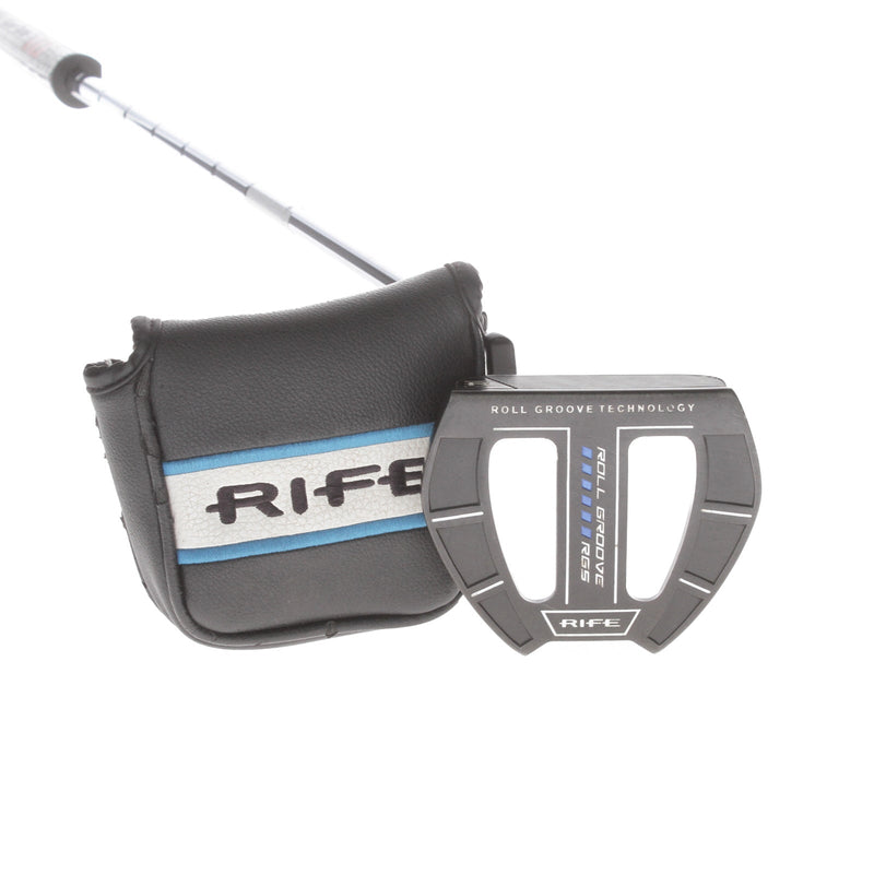 Rife Roll Groove RGS Mens Left Hand Putter 33" Mallet - Super Stroke Tour 1.0