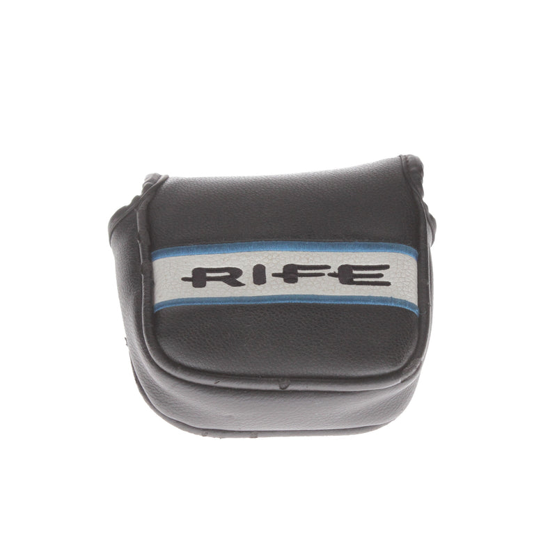 Rife Roll Groove RGS Mens Left Hand Putter 33" Mallet - Super Stroke Tour 1.0