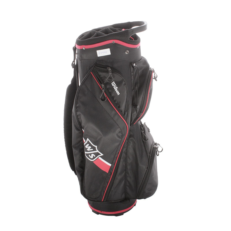 Wilson Staff Lite II Stand Bag - Black/Red/White