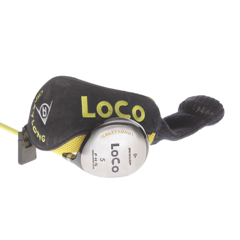 Dunlop Loco Graphite Mens Right Hand Fairway 5 Wood 18* Regular - Dunlop FW Striper