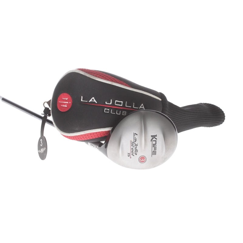 La Jolla Knife Graphite Mens Right Hand Fairway 3 Wood 15* Stiff - La Jolla Knife