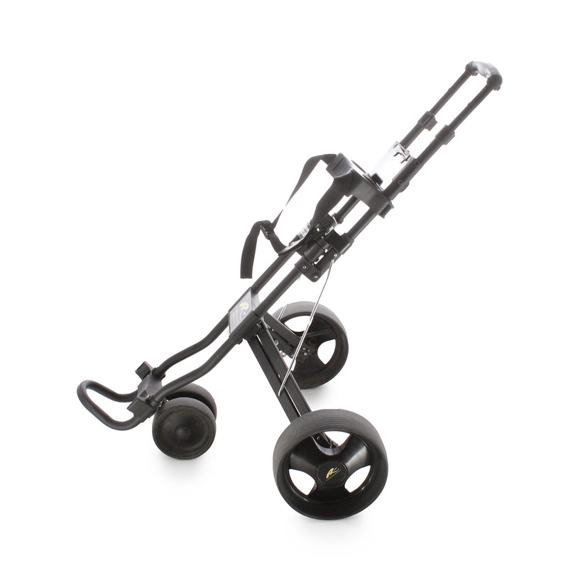 Powakaddy Quattro 4-Wheel Push Trolley - Black