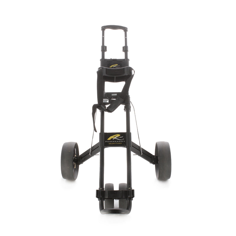 Powakaddy Quattro 4-Wheel Push Trolley - Black