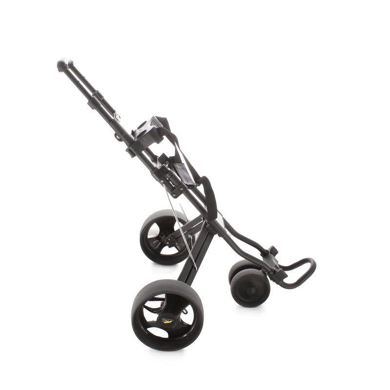 Powakaddy Quattro 4-Wheel Push Trolley - Black