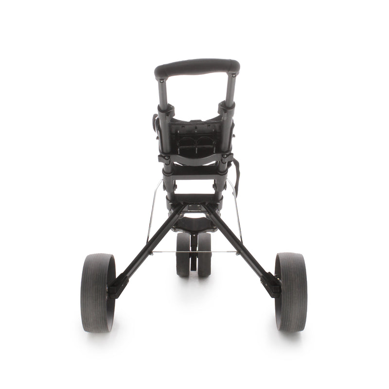 Powakaddy Quattro 4-Wheel Push Trolley - Black