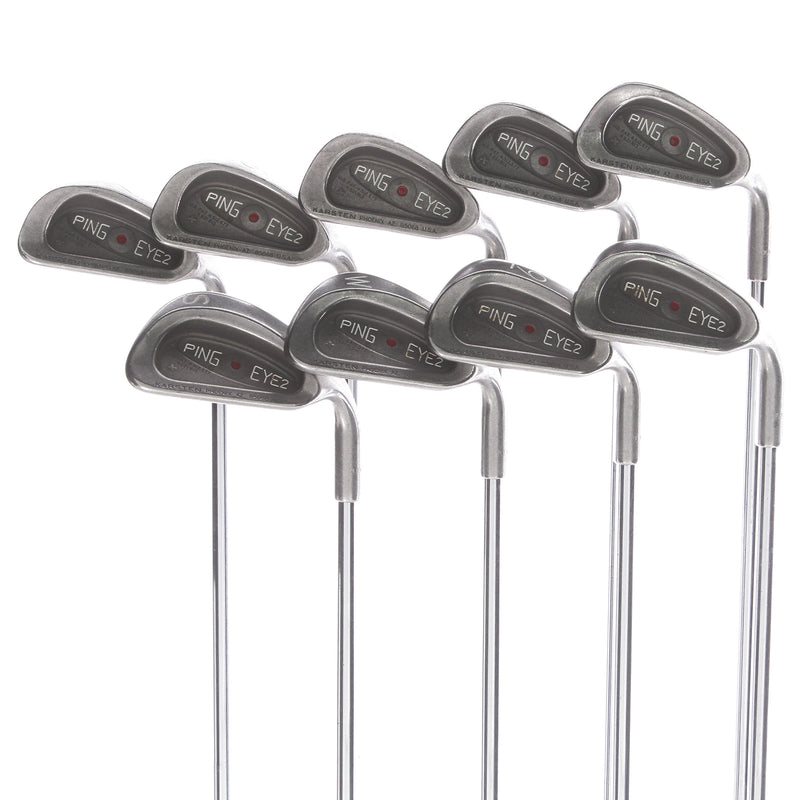 Ping Eye 2 Steel Mens Right Hand Irons 3-SW Red Dot Regular - Ping Karsten