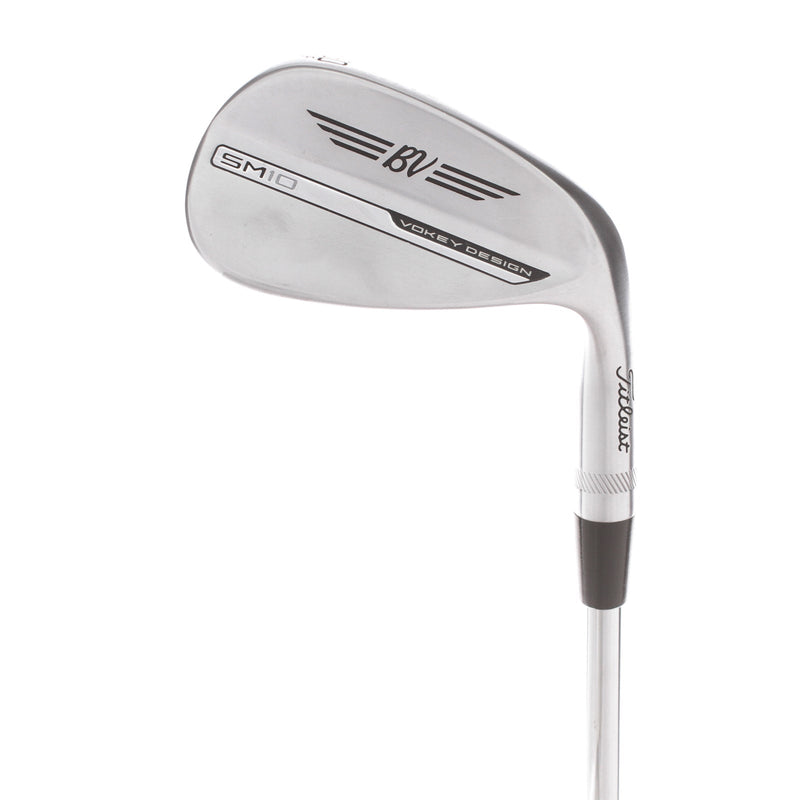 Titleist Vokey SM10 Tour Chrome Steel Mens Right Hand Gap Wedge 50* 12 Bounce F Grind Stiff - True Temper Dynamic Gold