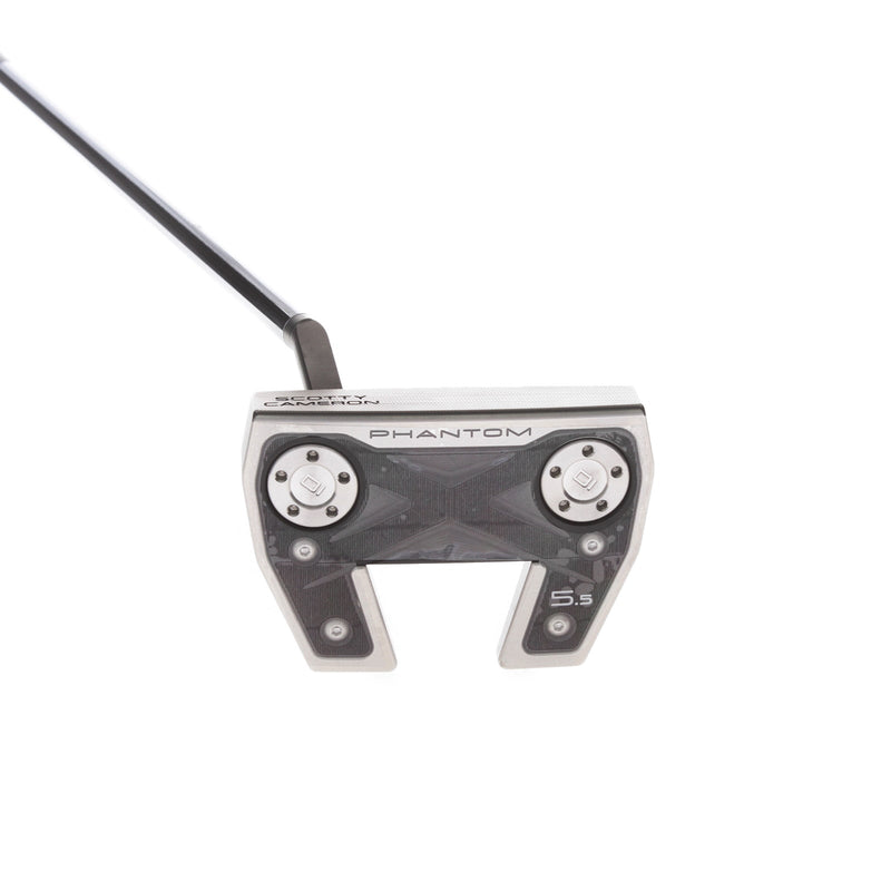 Scotty Cameron 2022 Phantom X 5.5 Mens Left Hand Putter 35" Mallet - Scotty Cameron Studio Design