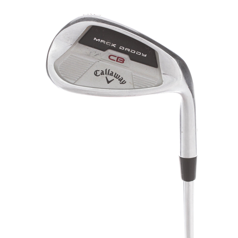 Callaway Mack Daddy CB Steel Mens Right Hand Gap Wedge 50* 12 Bounce Wedge - KBS Hi-Rev 2.0 105