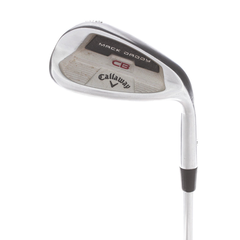 Callaway Mack Daddy CB Steel Mens Right Hand Lob Wedge 60* 12 Bounce Wedge - KBS Hi-Rev 2.0 105