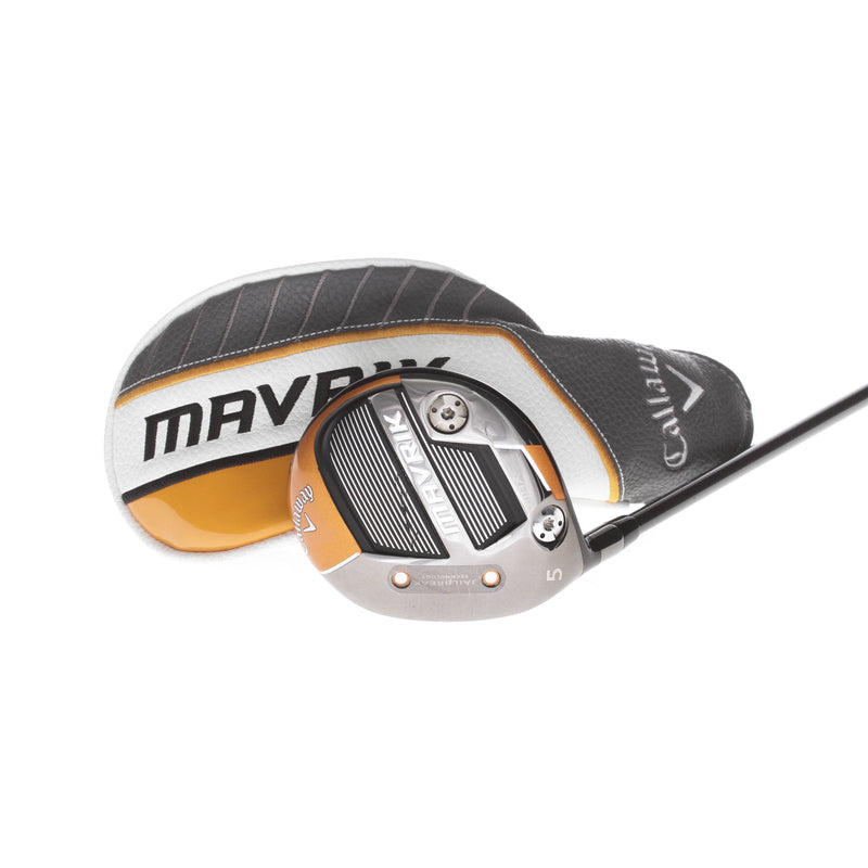 Callaway Mavrik Max Graphite Mens Left Hand Fairway 5 Wood 18* Stiff - Even Flow Riptide 6.0 S 60G