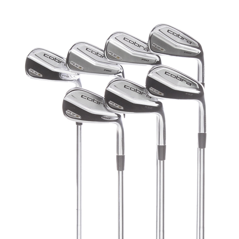 Cobra Fly-Z Pro Steel Mens Right Hand Irons 4-PW Standard Stiff - KBS Tour