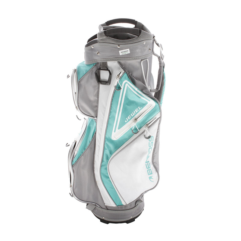 Benross Jewl Cart Bag - Aqua/Grey/White