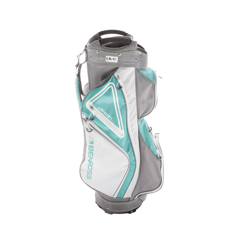 Benross Jewl Cart Bag - Aqua/Grey/White