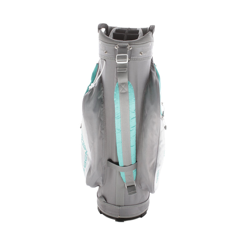 Benross Jewl Cart Bag - Aqua/Grey/White