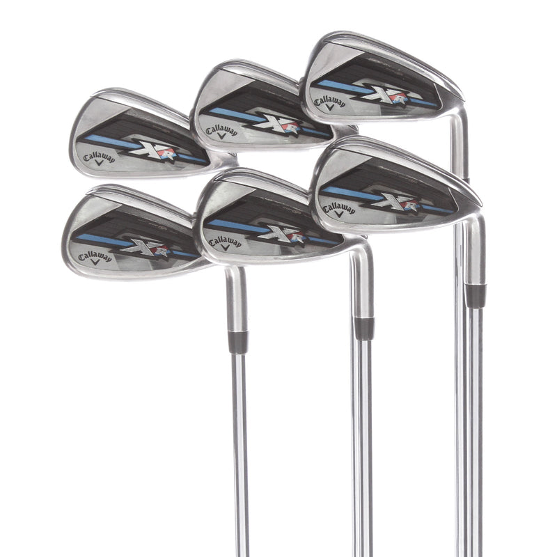 Callaway XR OS Steel Mens Right Hand Irons 5-PW 2* Upright Regular - True Temper Speedstep 80