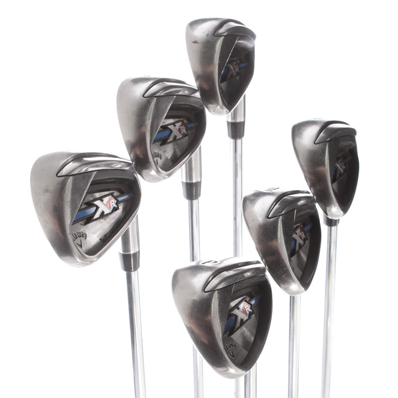 Callaway XR OS Steel Mens Right Hand Irons 5-PW 2* Upright Regular - True Temper Speedstep 80