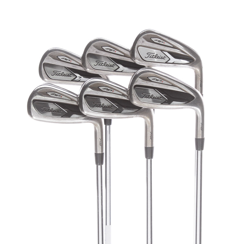 Titleist AP1 718 Steel Mens Right Hand Irons 5-PW 1* Upright Stiff - Rifle Project X 6.0