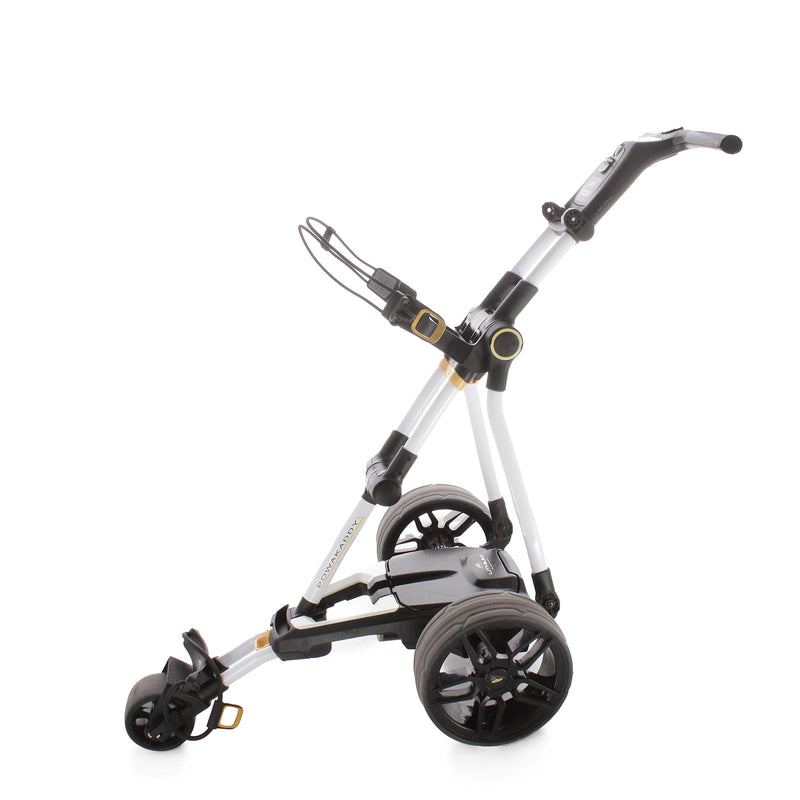 PowaKaddy C2 3-Wheel Electric Trolley 18 Hole Lithium - White