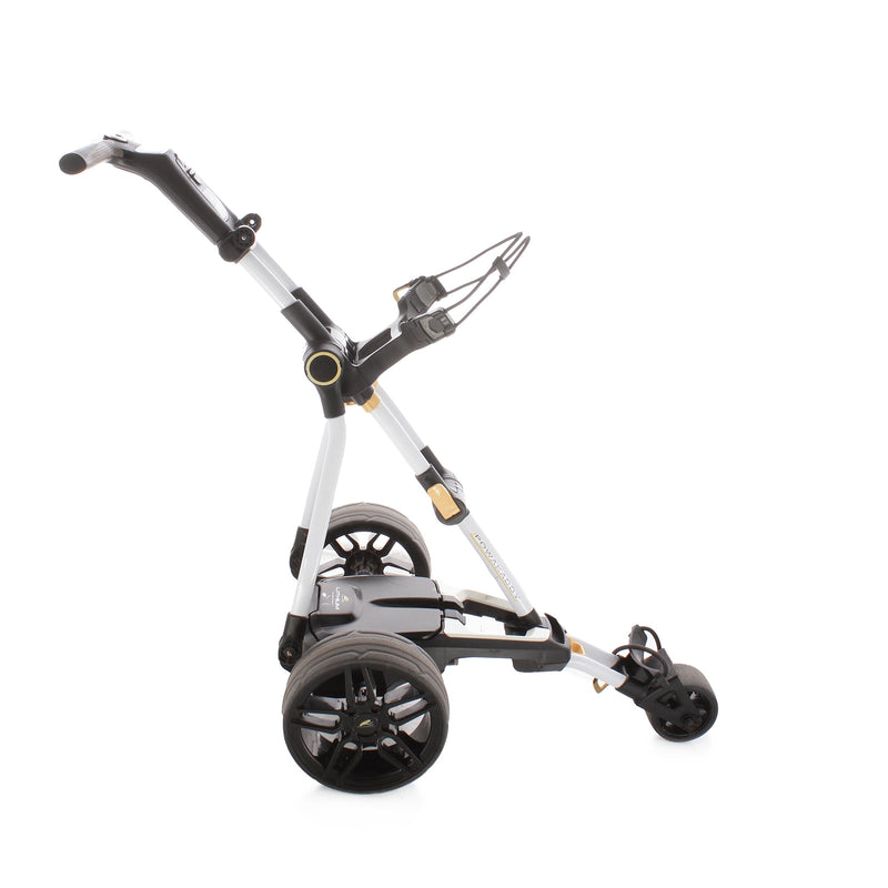 PowaKaddy C2 3-Wheel Electric Trolley 18 Hole Lithium - White