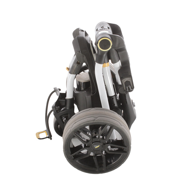 PowaKaddy C2 3-Wheel Electric Trolley 18 Hole Lithium - White