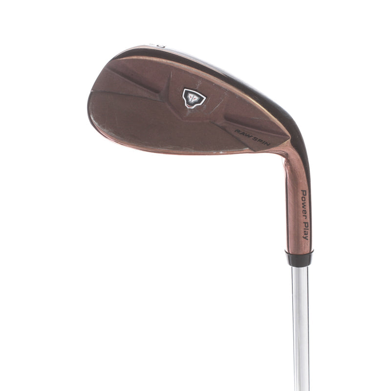 Power Play Caiman RawSpin Steel Mens Right Hand Lob Wedge 60* Stiff - Apollo Shaddow Lite