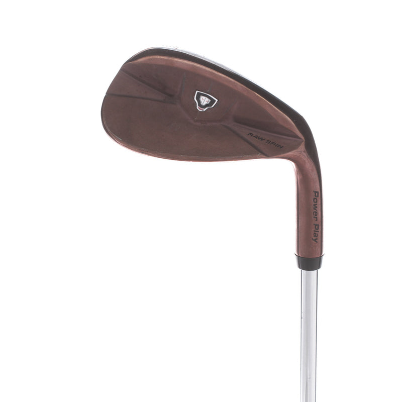 Power Play Caiman RawSpin Steel Mens Right Hand Gap Wedge 52* Stiff - Apollo Shaddow Lite