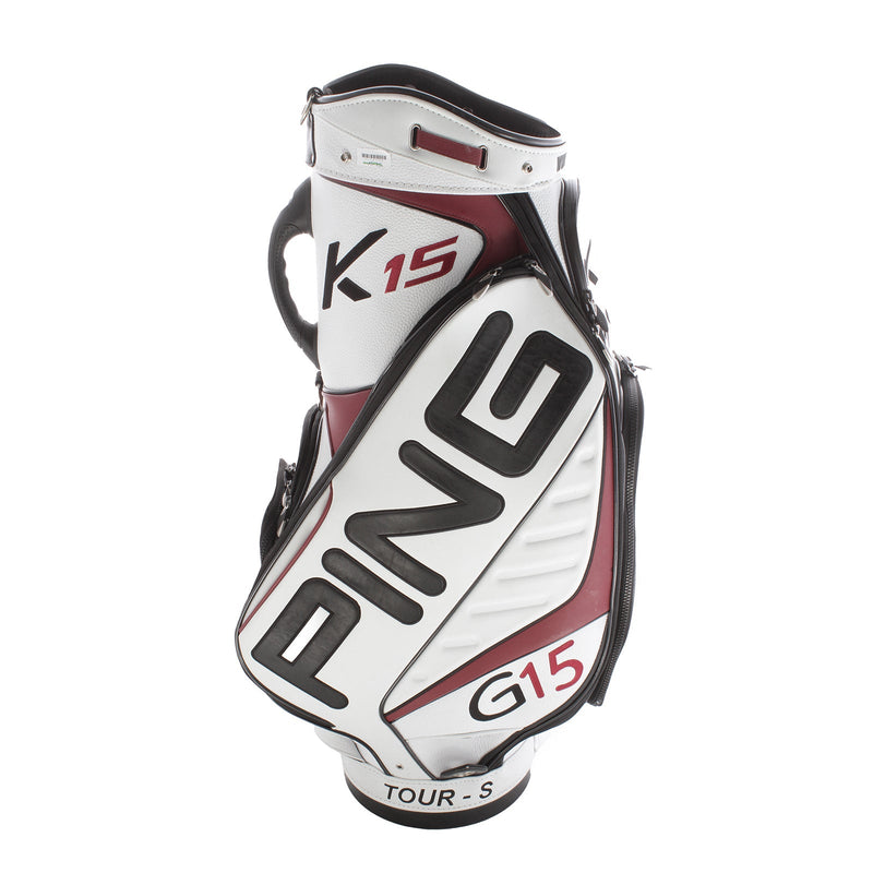 Ping G15 Tour Bag - White/Black/Red