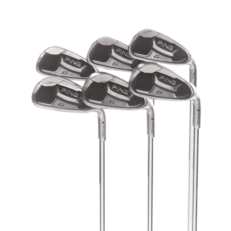 Ping G20 Steel Mens Right Hand Irons 5-PW Black Dot Regular - Ping CFS