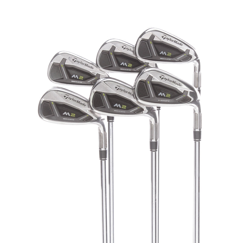 TaylorMade M2 Steel Mens Right Hand Irons 5-PW Regular - REAX Steel 88