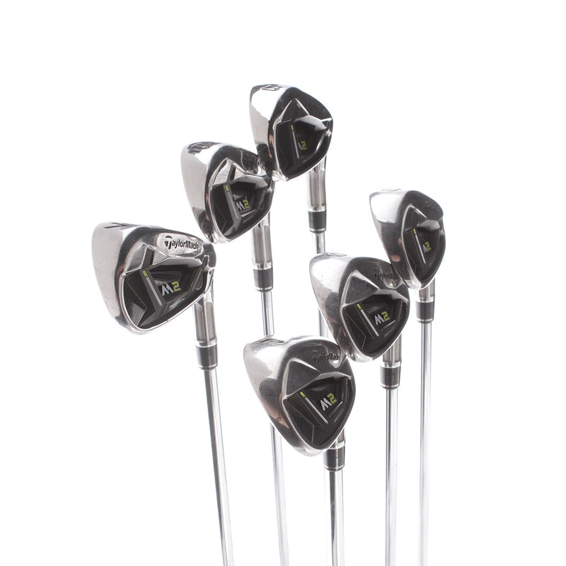 TaylorMade M2 Steel Mens Right Hand Irons 5-PW Regular - REAX Steel 88