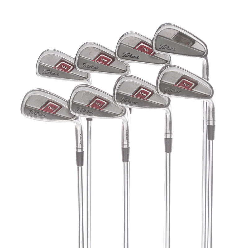 Titleist 755 Steel Mens Right Hand Irons 3-PW Regular - Titleist TriSpec