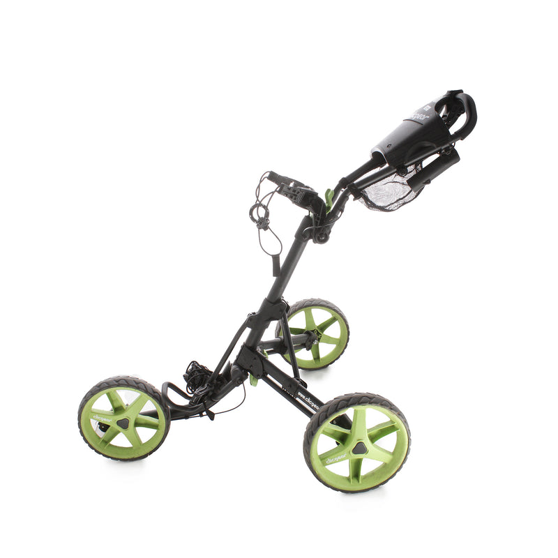 Clicgear 3.5+ 3-Wheel Push Trolley - Black/Green